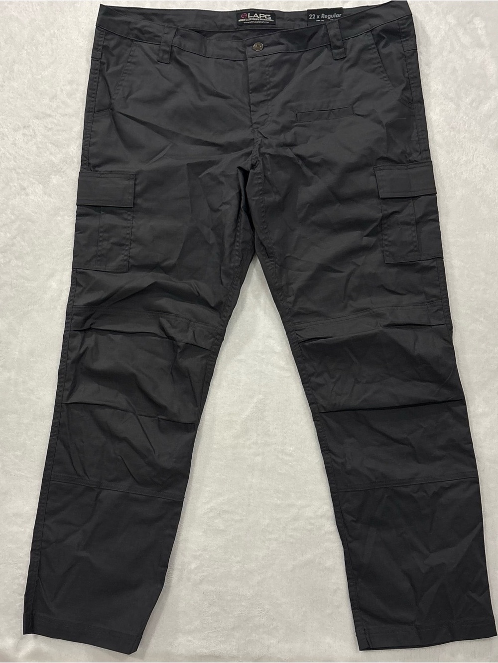 NWT LAPG Charcoal Grey Stretch Ops Tactical Cargo Pants Women’s Size 22 Regular